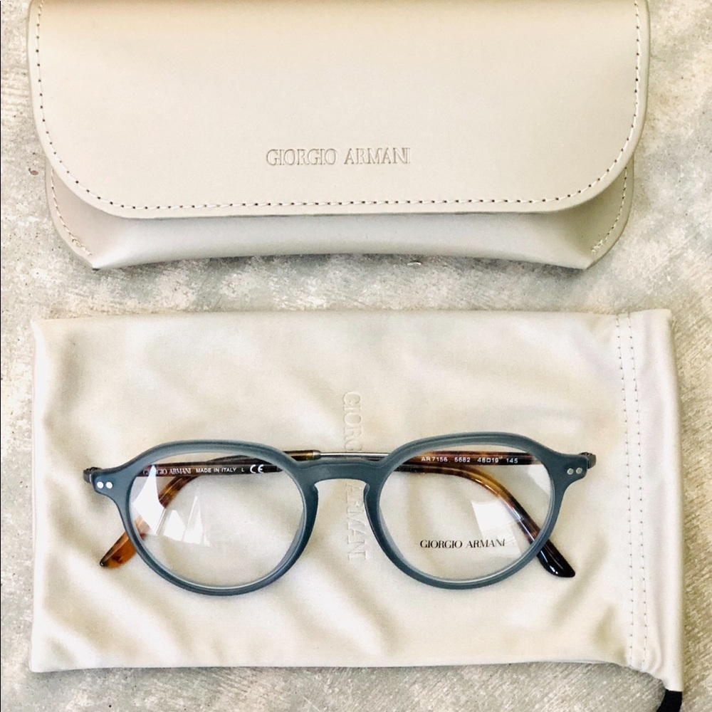 Giorgio Armani Eyeglasses AR 7156F Opal petroleum